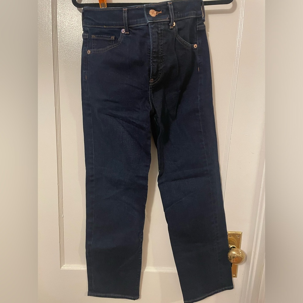 Express Straight Ankle Jeans
